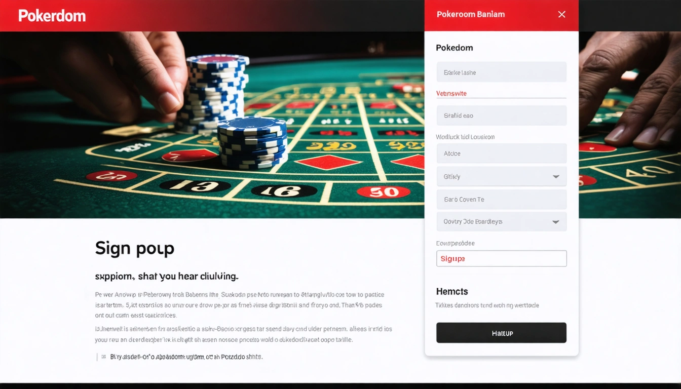 signup Pokerdom